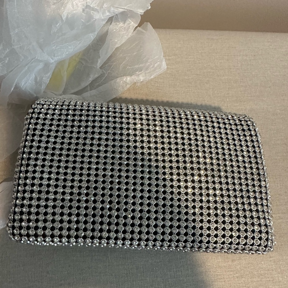 NWT Marc Jacobs The Rhinestone J Marc Mini Shoulder Bag with dust bag - Picture 7 of 9